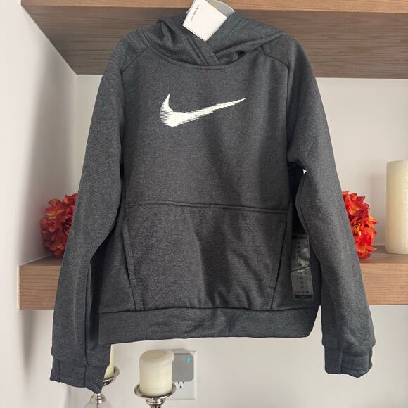 Nike Therma-Fit Hooded Swoosh Training Sweatshirt - Picture 1 of 6